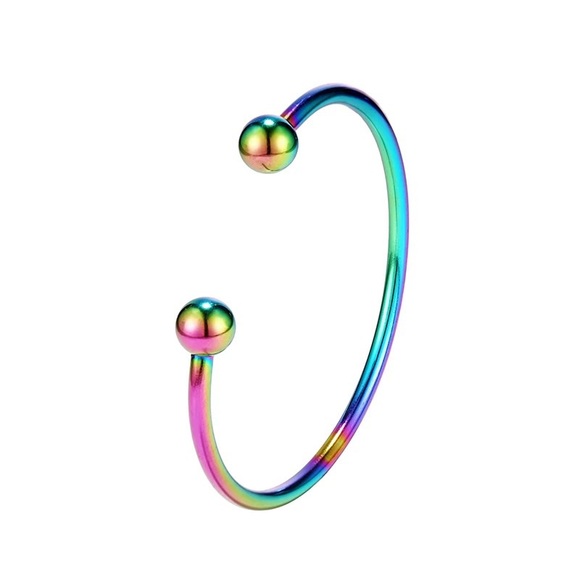 Women Stainless Steel Fit Bangle Bracelet - Picture 7 of 8